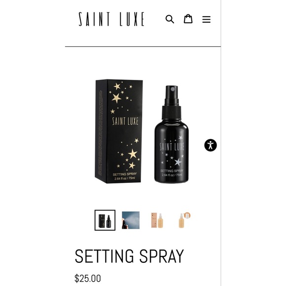 NIB Full Size Saint Luxe Setting Spray Setting RETAIN MOISTURE GLOWY Makeup - Picture 2 of 10